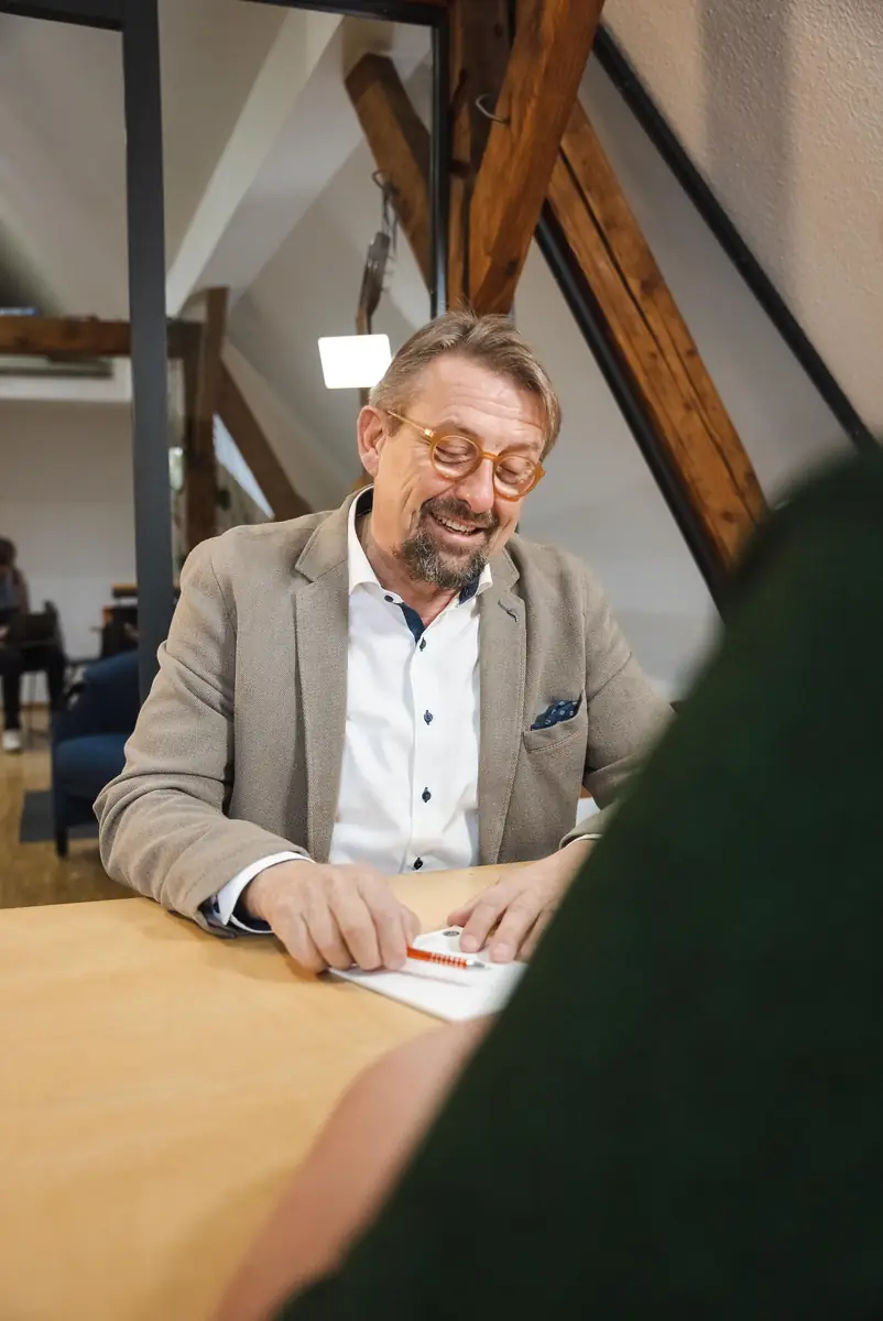 Peter Finke im Gespräch